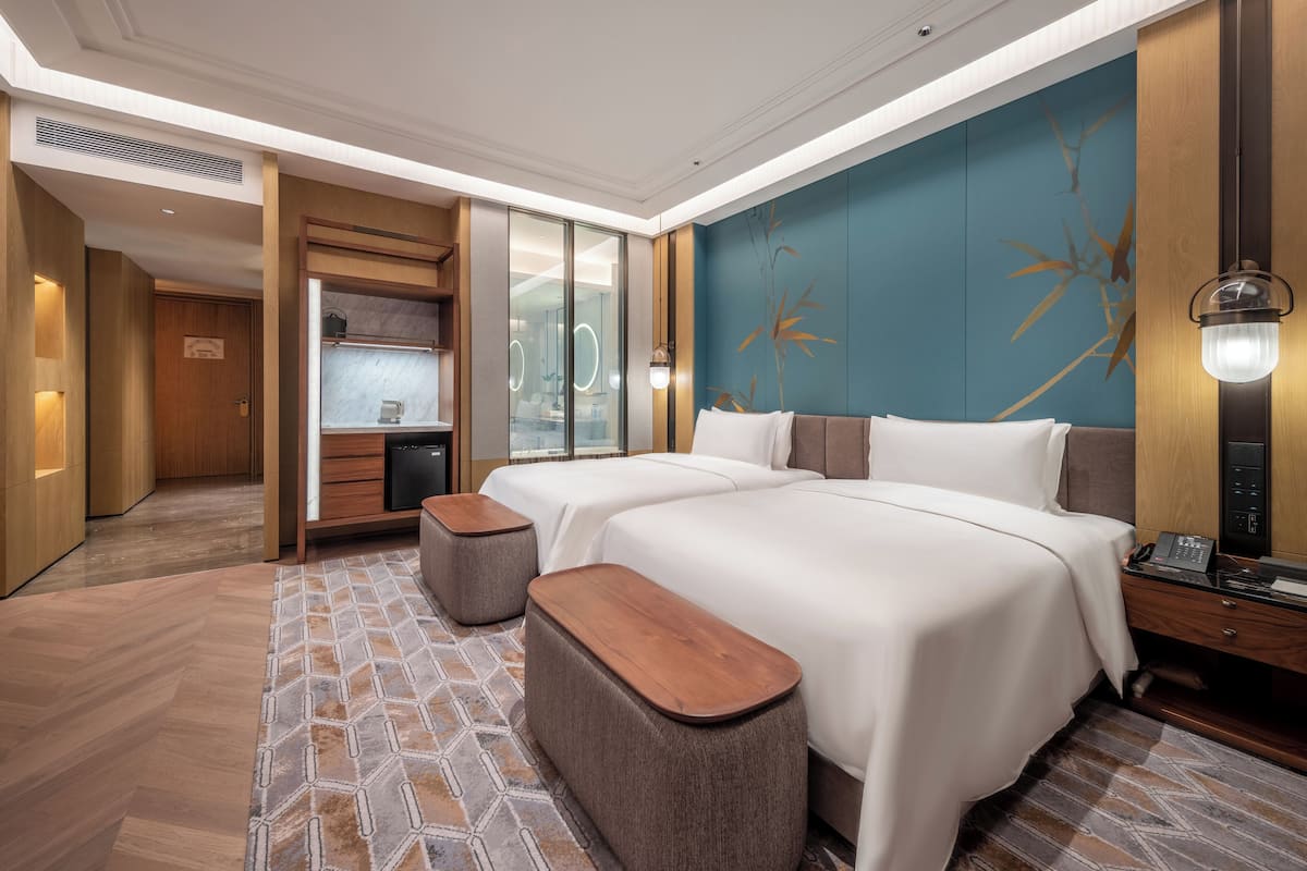 Chambre Luxe Double ou avec lits jumeaux | Coffres-forts dans les chambres, fer et planche à repasser
