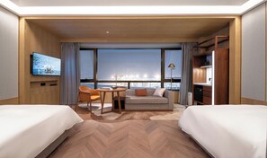 In-room safe, iron/ironing board, free WiFi, bed sheets - Tianfu Joyhub Air Hotel (Chengdu)