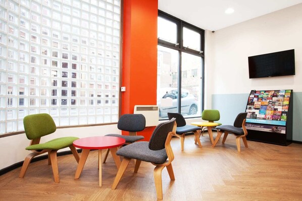 Sitteområde i lobbyen