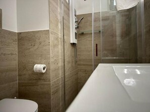 Hair dryer, towels