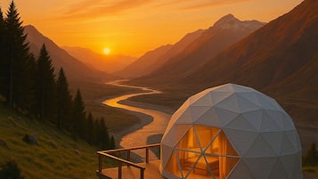 Nirvana Spheres Dome | Premium bedding, down comforters, pillowtop beds, individually decorated
