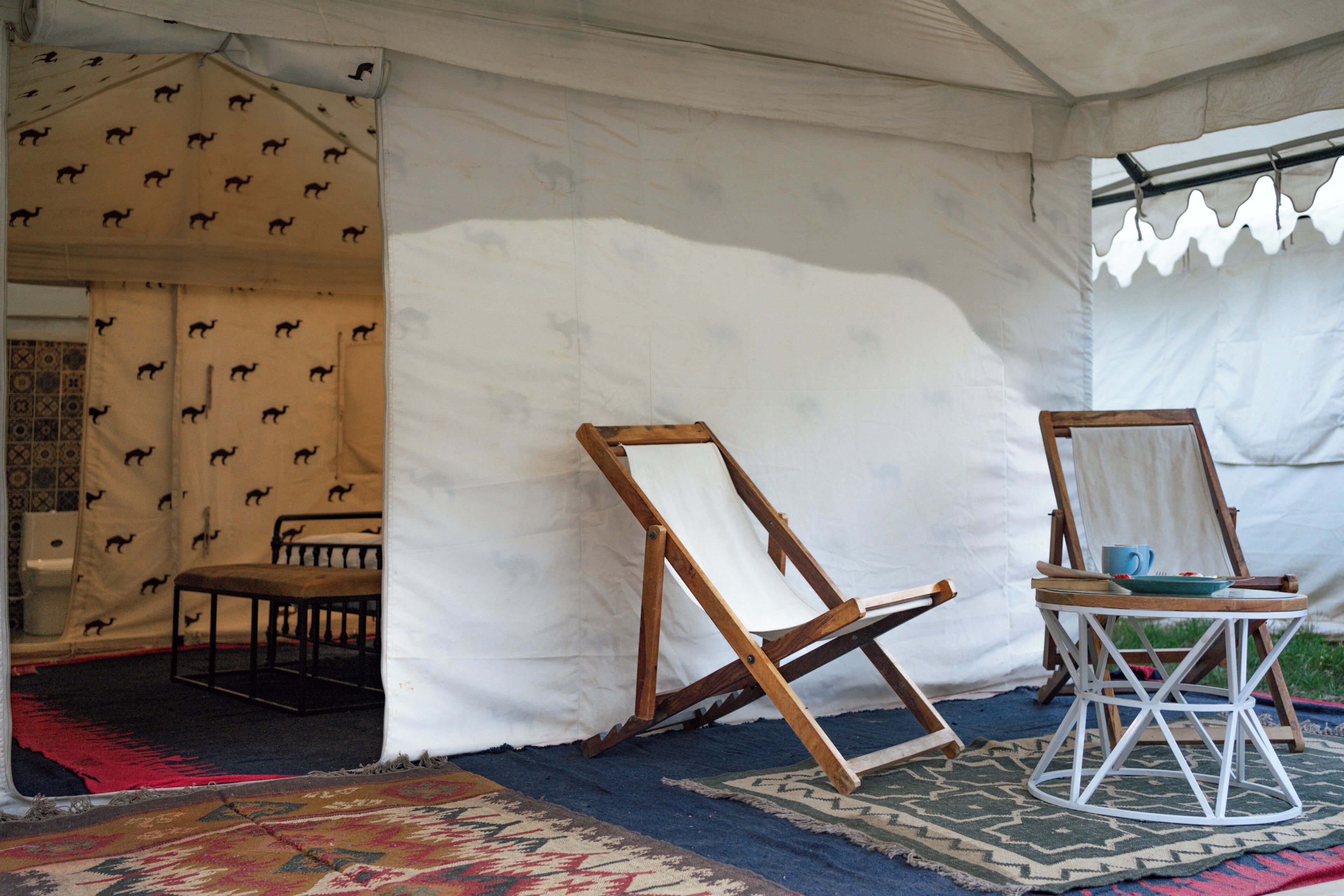 Awaaz-e-Chenab Tent | Premium bedding, down comforters, pillowtop beds, individually decorated