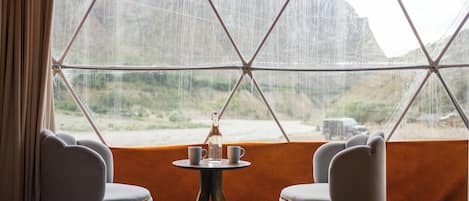 Nirvana Spheres Dome | In-room dining