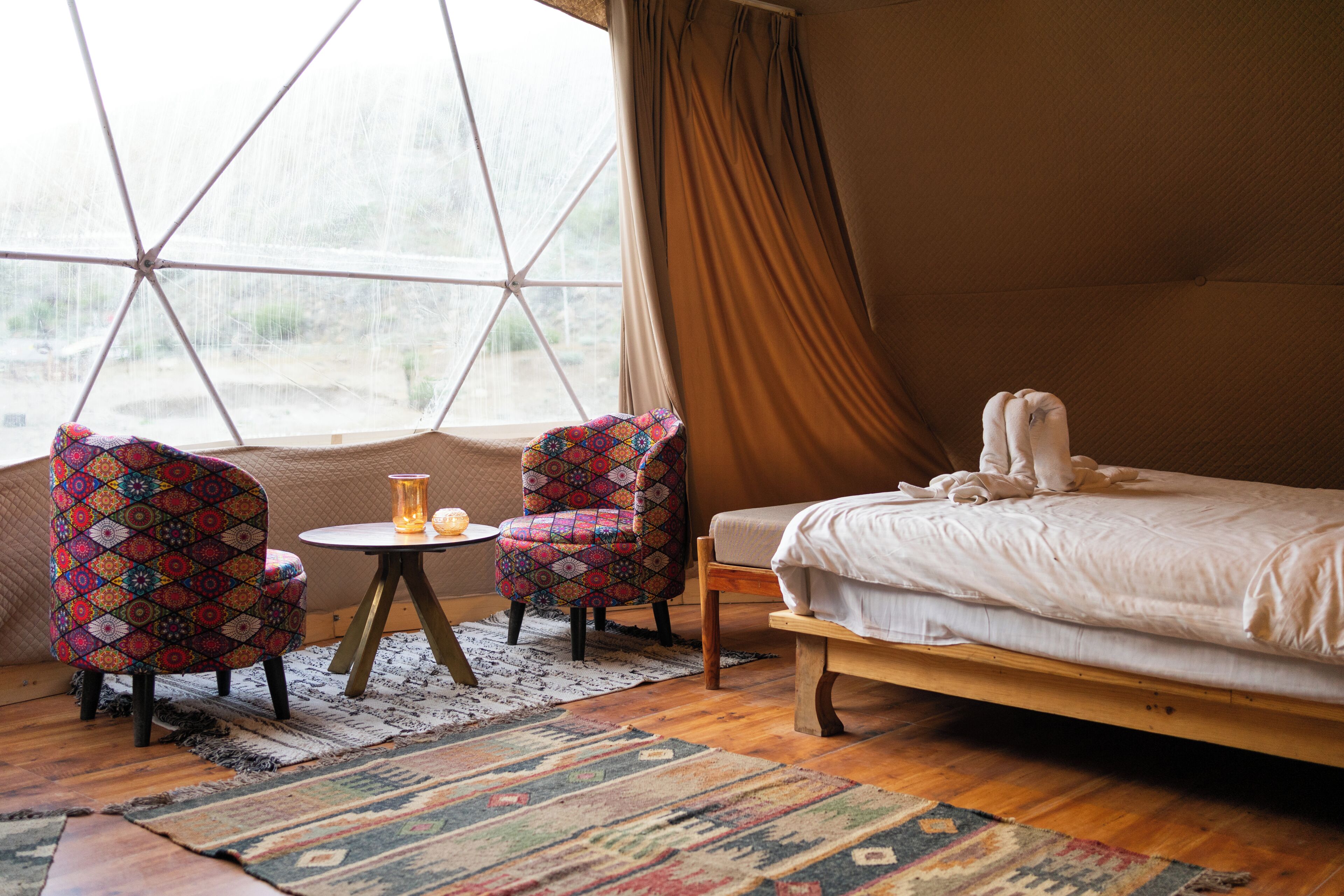 Nirvana Spheres Dome | Premium bedding, down comforters, pillowtop beds, individually decorated
