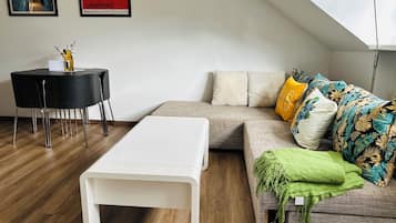 TV, lettore DVD, libri