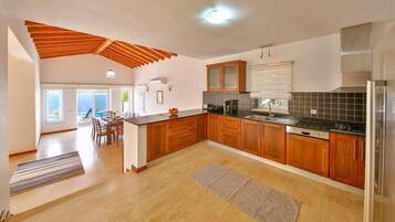 Villa, Sea View | Private kitchen
