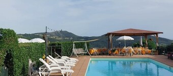 Three-room apartment with pool