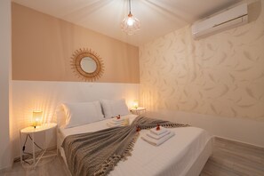 1 dormitorio, tabla de planchar con plancha, wifi gratis y ropa de cama