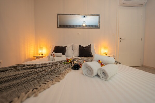 2 bedrooms, iron/ironing board, free WiFi, bed sheets