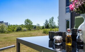 Outdoor dining - Vier Jahreszeiten - Terrace, Infrared Sauna, Washing Machine, Parking Space (Olpenitz)