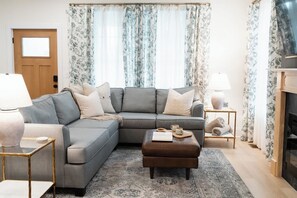 TV connectée, cheminée