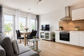 Tv och en stereo