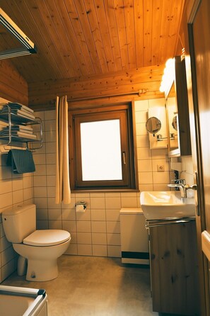 Ducha y secador de pelo