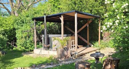 Stay for 2 in a cosy micro-lodge in the heart of nature, with private Jacuzzi.