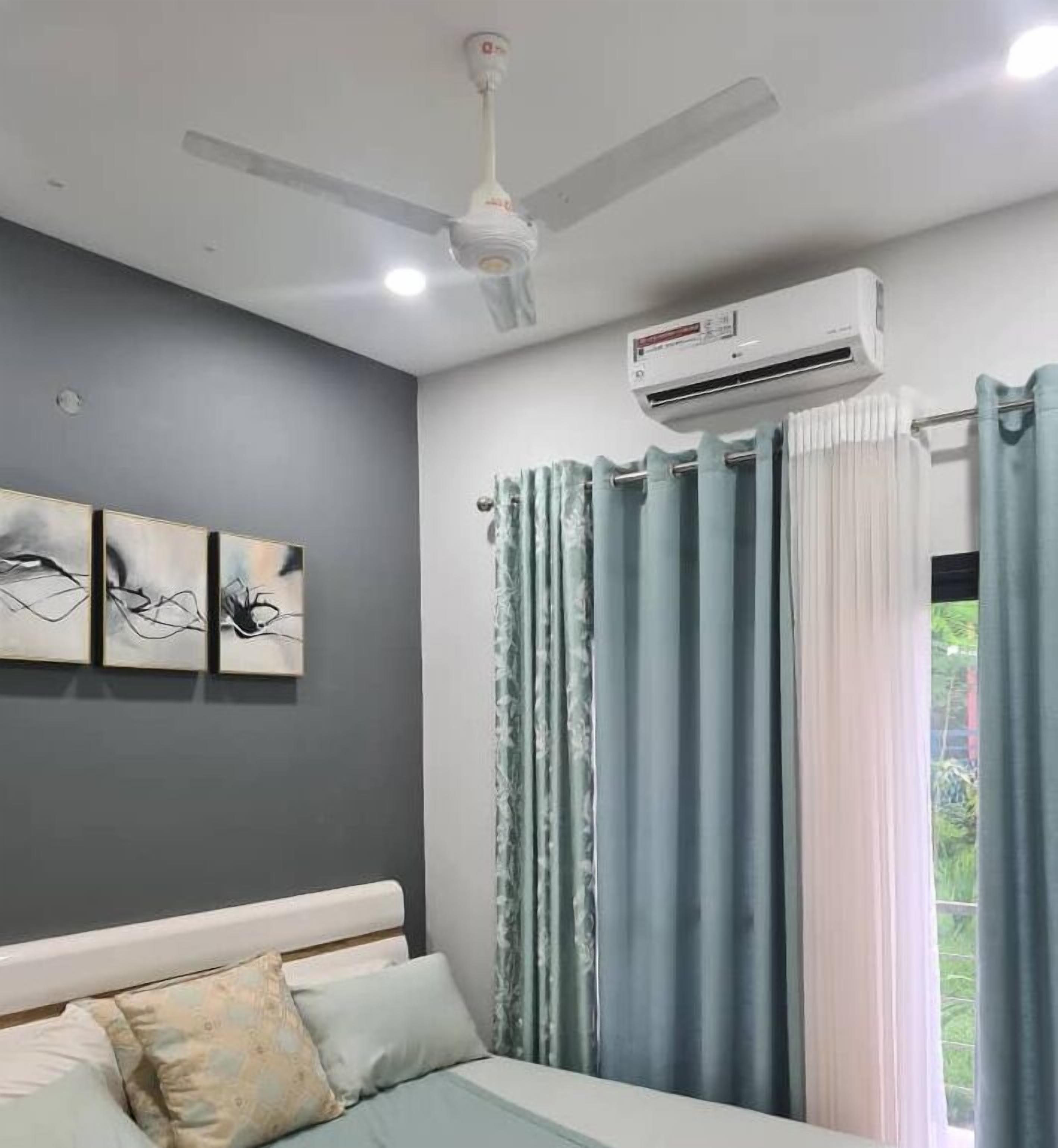 Apartemen Comfort, 2 kamar tidur, balkon, pemandangan kebun | Wi-Fi gratis