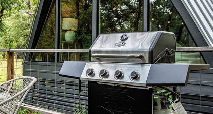 Modern A-Frame Cabin in Nature, Minutes from Main