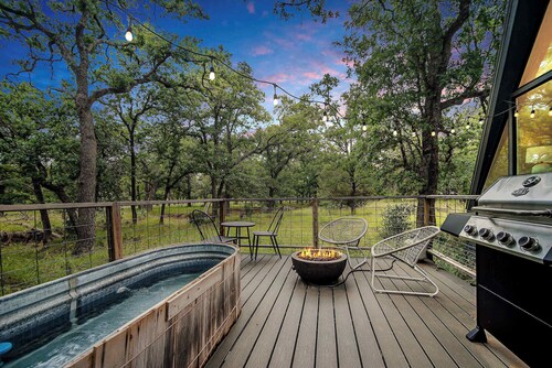 Modern A-Frame Cabin in Nature, Minutes from Main