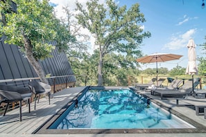 Pool - Mesquite Treehouse @ A-Frame Ranch (Fredericksburg)