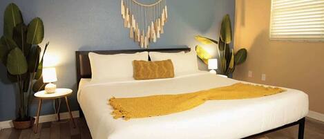 1 室のベッドルーム、アイロン / アイロン台、WiFi、ベッドシーツ