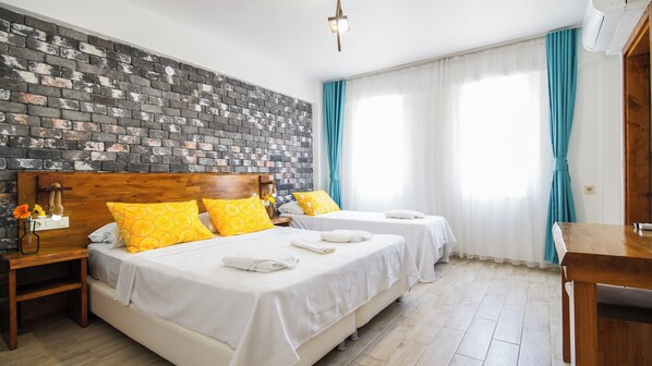 Sábanas de algodón egipcio, ropa de cama de alta calidad y minibar 