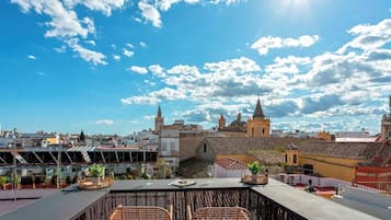 Vue depuis lâhĂ©bergement