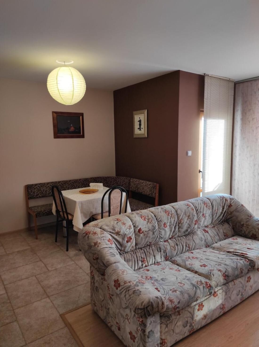 Appartamento, 1 camera da letto, balcone, vista montagna | Soggiorno