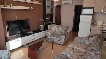 Apartment, 1 Schlafzimmer, Balkon, Bergblick | Zimmerausstattung