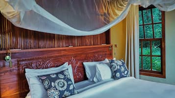 Kahden hengen deluxe-huone, terassi, näköala puutarhaan | Ilmainen Wi-Fi