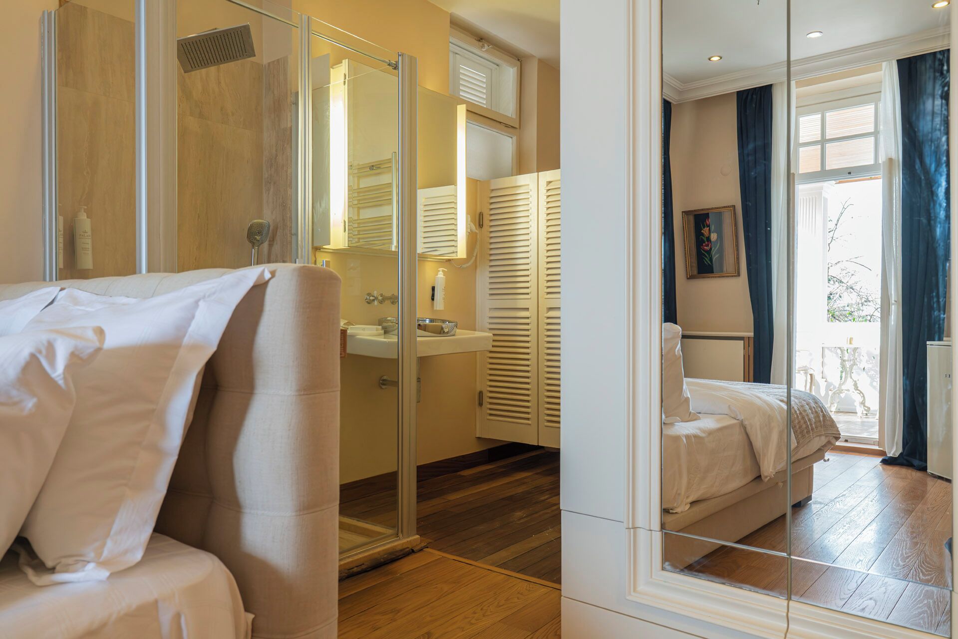 Deluxe Room, Balcony, Sea View (Halki) | Bathroom | Hair dryer, towels, soap, shampoo