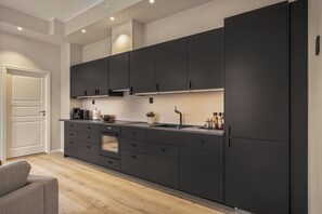 Full-size fridge, oven, stovetop, dishwasher - Rosenberg Apartments (Bergen)