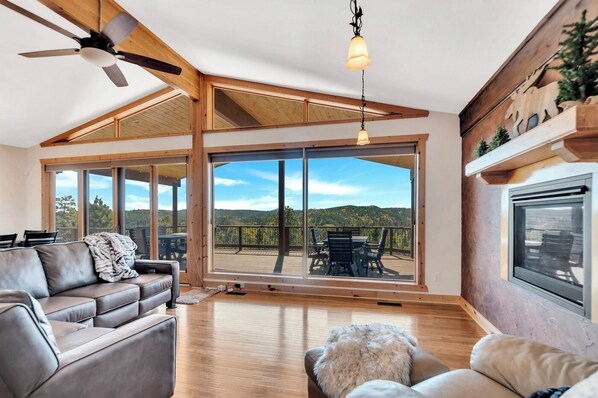 Fireplace, foosball, table tennis