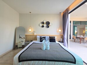 Deluxe Villa, Pool View | 3 bedrooms, free WiFi, bed sheets - Phattra Pool villa Cha-am (Cha-am)