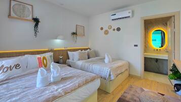 Vila Deluks, pemandangan kolam renang | 3 kamar tidur, Wi-Fi gratis, dan seprai linen