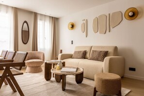 Apartment | Living area - Magnificent Apartment -2br-6p- Musee du Louvre (Paris)