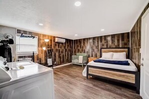 4 bedrooms, iron/ironing board, travel crib, free WiFi