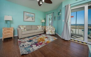 Living area - Grand Caribbean 206 1 Bedroom Condo (Orange Beach)