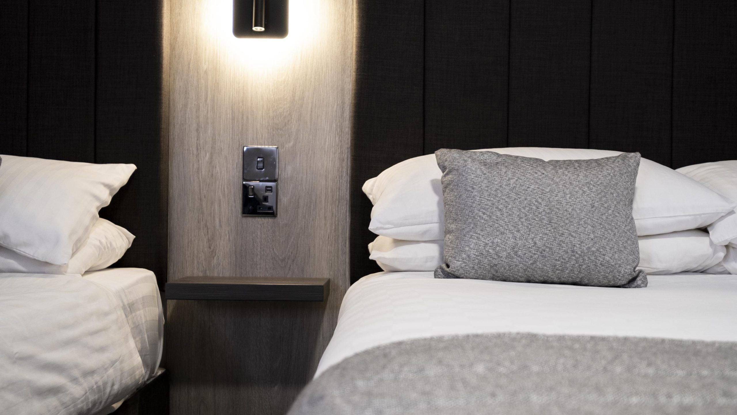Blackout curtains, iron/ironing board, free WiFi, bed sheets