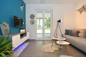 Apartment, 1 Bedroom, Smoking, Balcony | Living room - Marineblue Apartment - Trogir - Mastrinka (Trogir)