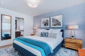 4 bedrooms, iron/ironing board, free WiFi, bed sheets