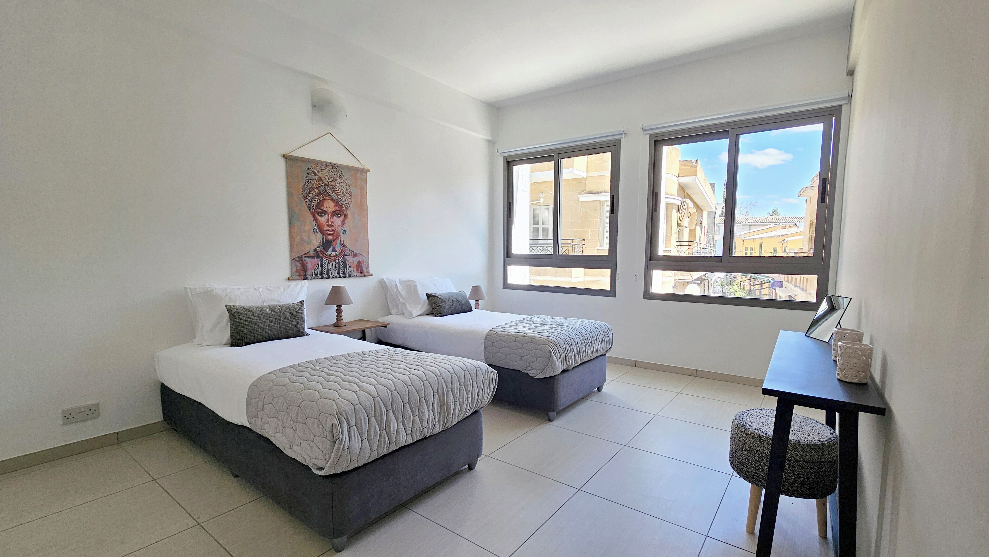 Apartamento superluxo, vista para a cidade | 1 quarto, cortinas blackout, ferros/tábuas de passar roupa