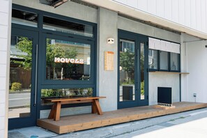 Voorkant van accommodatie