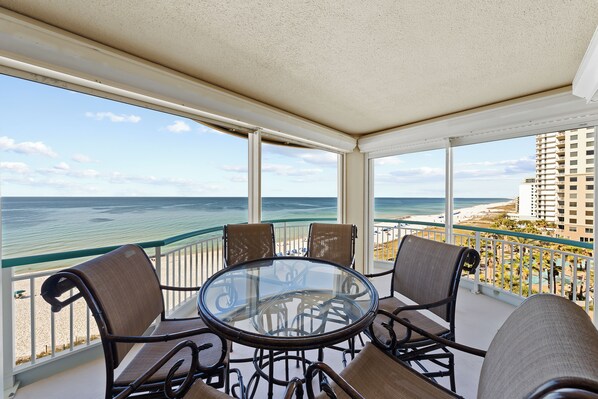Signature Condo, 2 Bedrooms, Balcony, Beach View | Balcony - Beach Colony W7C - Covered Parking Included (Perdido Key)