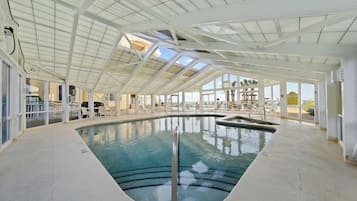 Indoor pool, outdoor pool
