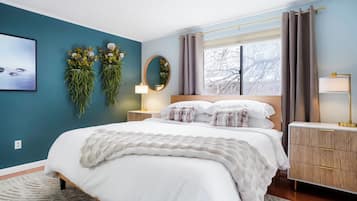 4 多间卧室、办公桌、旅行婴儿床、免费 WiFi