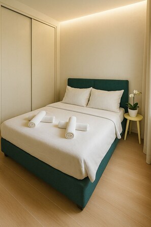 2 soverom, safe på rommet, skrivebord og strykejern/-brett