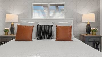 4 dormitorios, tabla de planchar con plancha, wifi y ropa de cama