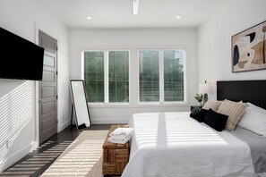 4 dormitorios, tabla de planchar con plancha, wifi y ropa de cama