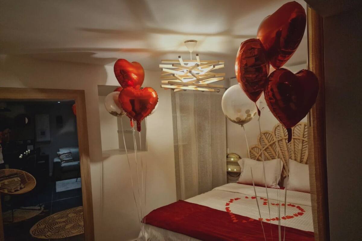 Deluxe appartement, uitzicht op tuin | Gratis wifi