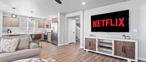 TV, video games, books, offices