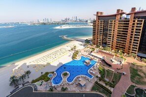 Penthouse Panoramic - 4 sovrum - utsikt mot hamnen | Balkongutsikt